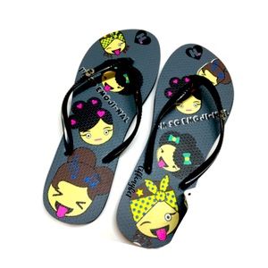 Harajuku Lovers Emoji Flip Flop by Gwen Stefani